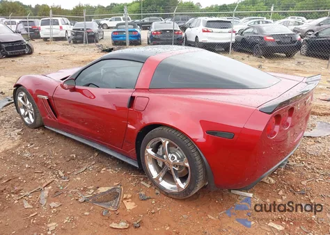 2011 Chevrolet Corvette Grand Sport z USA, uszkodzony, nr VIN 1G1YW2DW9B5105873